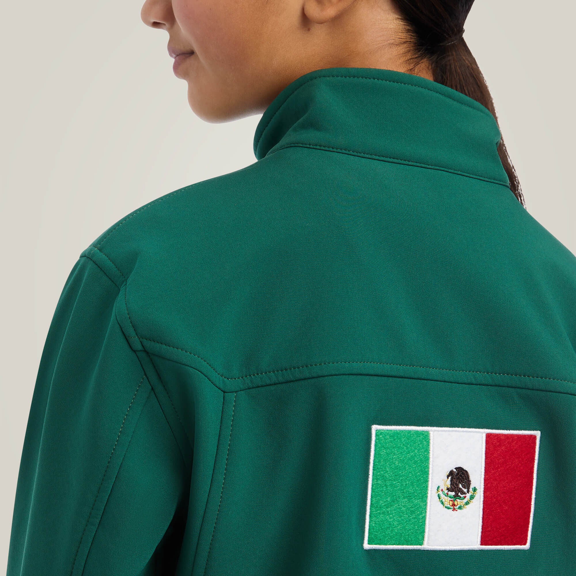 New Team Softshell MEXICO Jacket Kids - VERDE