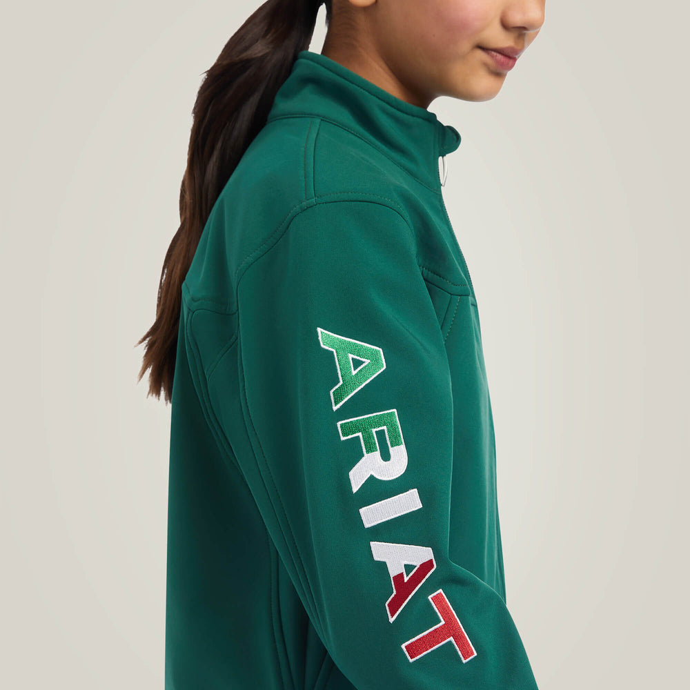 New Team Softshell MEXICO Jacket Kids - VERDE