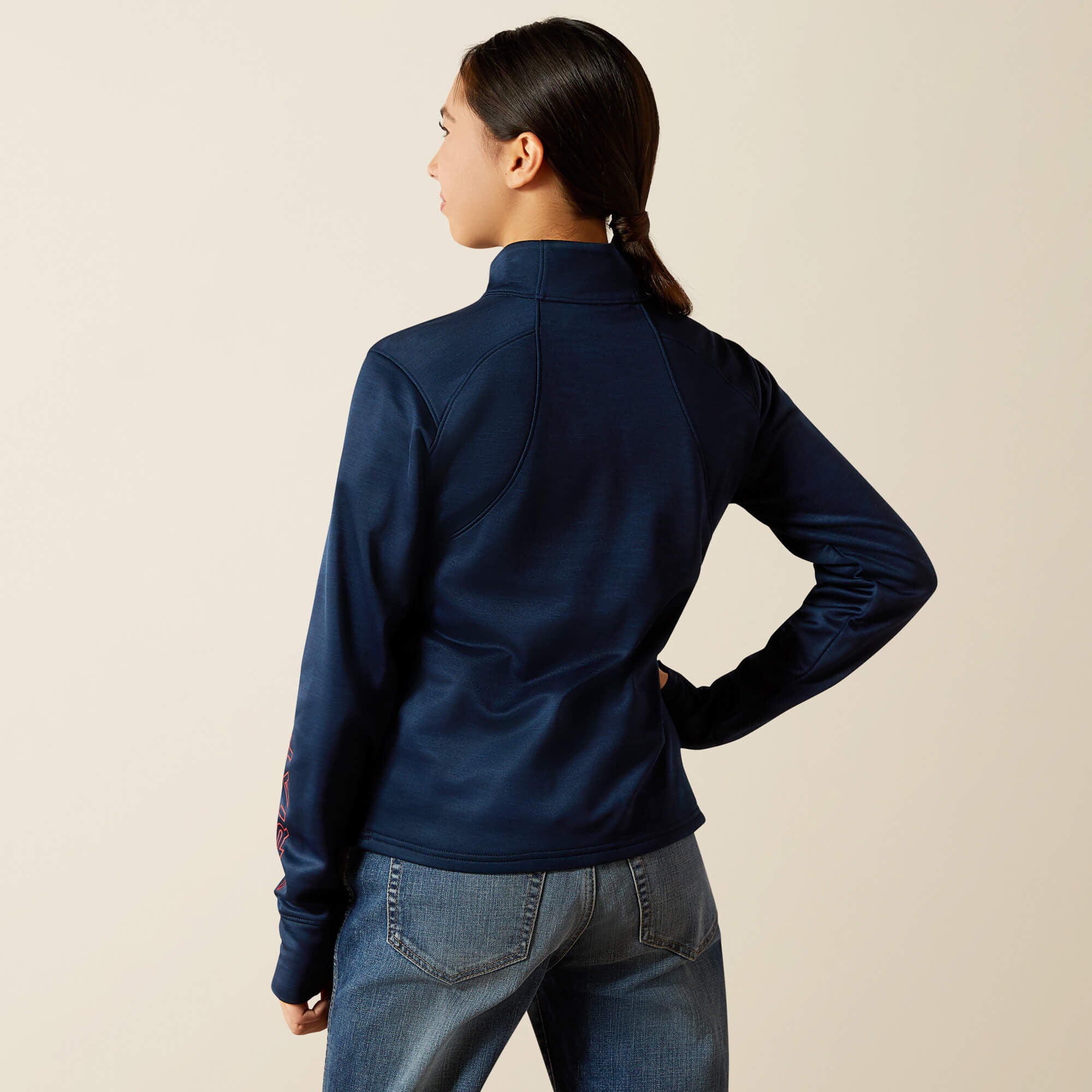 Team EQ 1/2 Zip Pullover Kids - NAVY