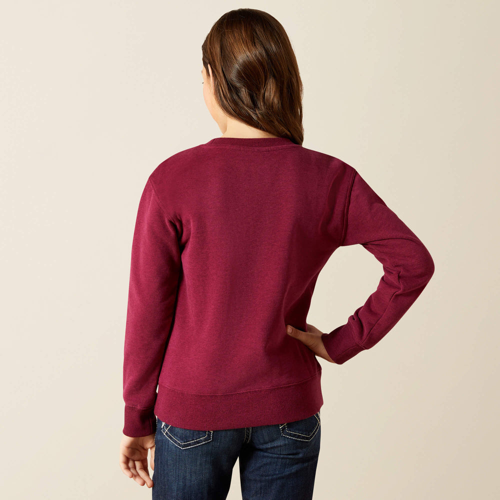 Ariat Emblem Sweatshirt Kids - HEATHER