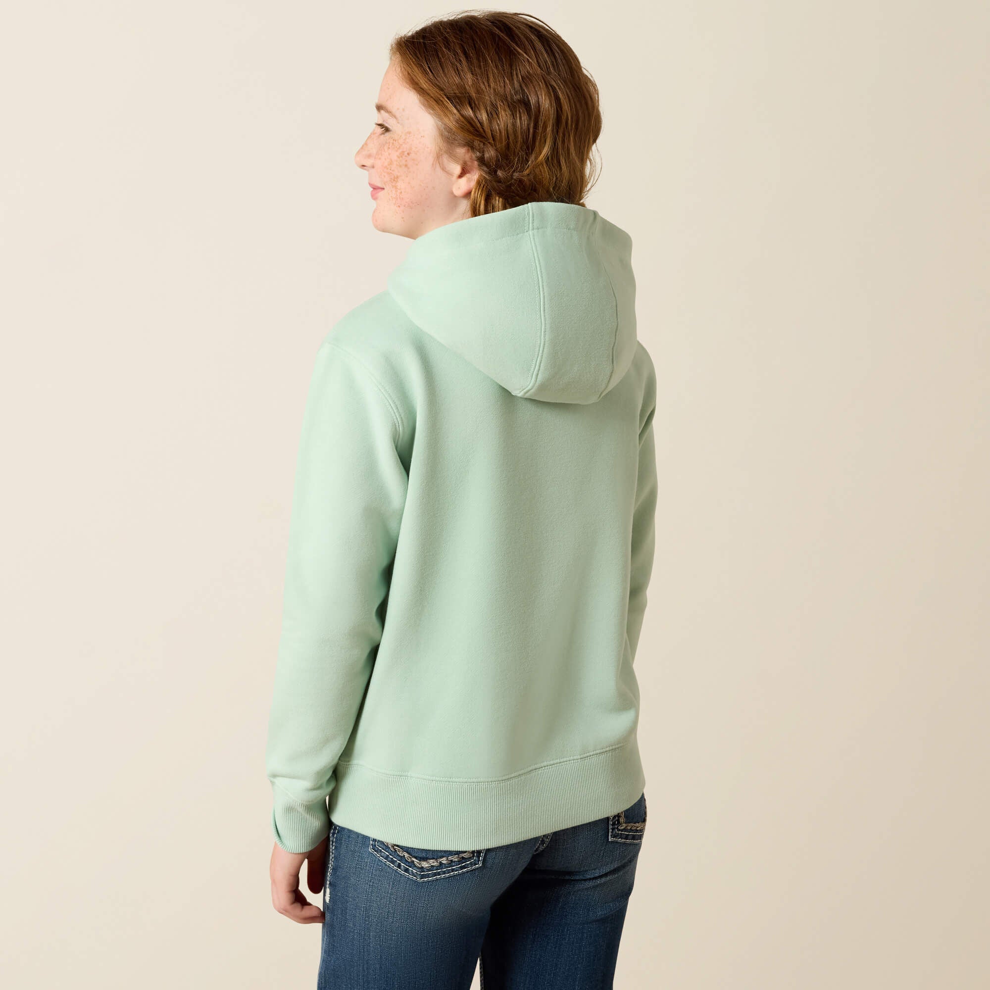 Make Your Own Luck Hoodie Kids - SILT GREEN
