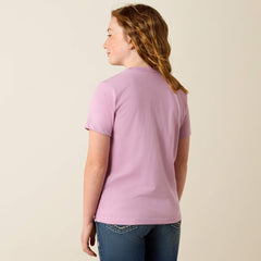 Ariat Farm Patch T-Shirt Kids - LAVENDER