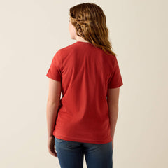 Ariat Cowgirl Rider T-Shirt Kids - TABASCO