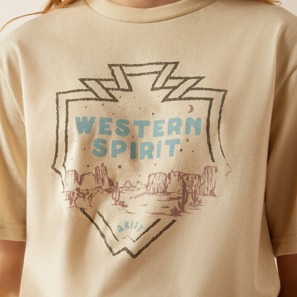 Ariat Western Spirit T-Shirt Kids - NATURAL