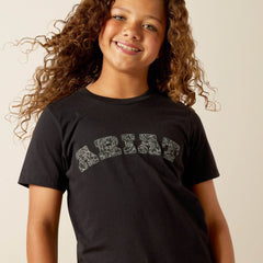 Ariat Boot Stitch Logo T-Shirt Kids - BLACK