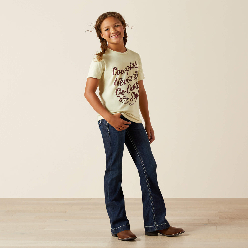 Ariat Never Outta Style T-Shirt Kids - WHEAT