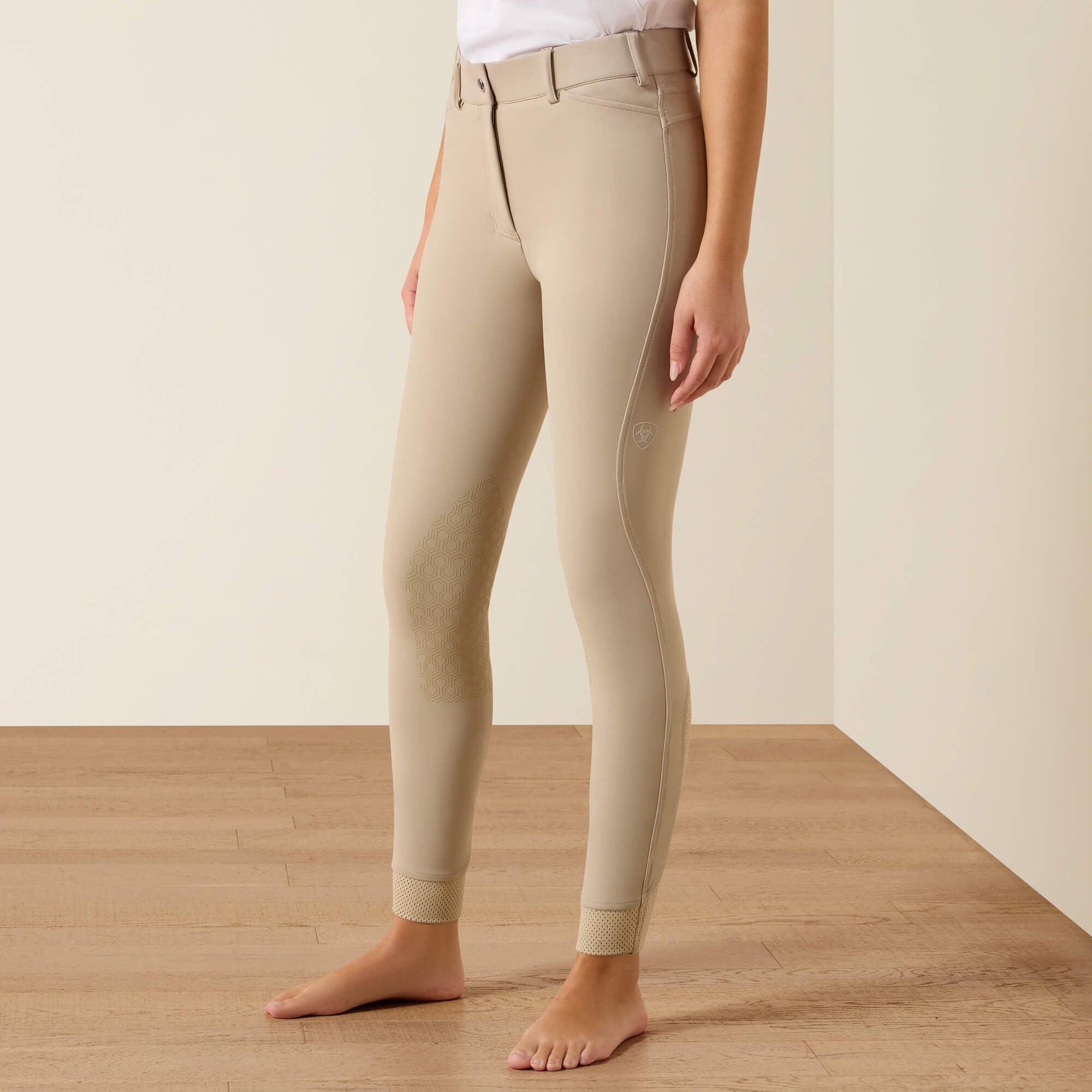 Tri Factor EQ Grip Knee Patch Breech Kids - TAN