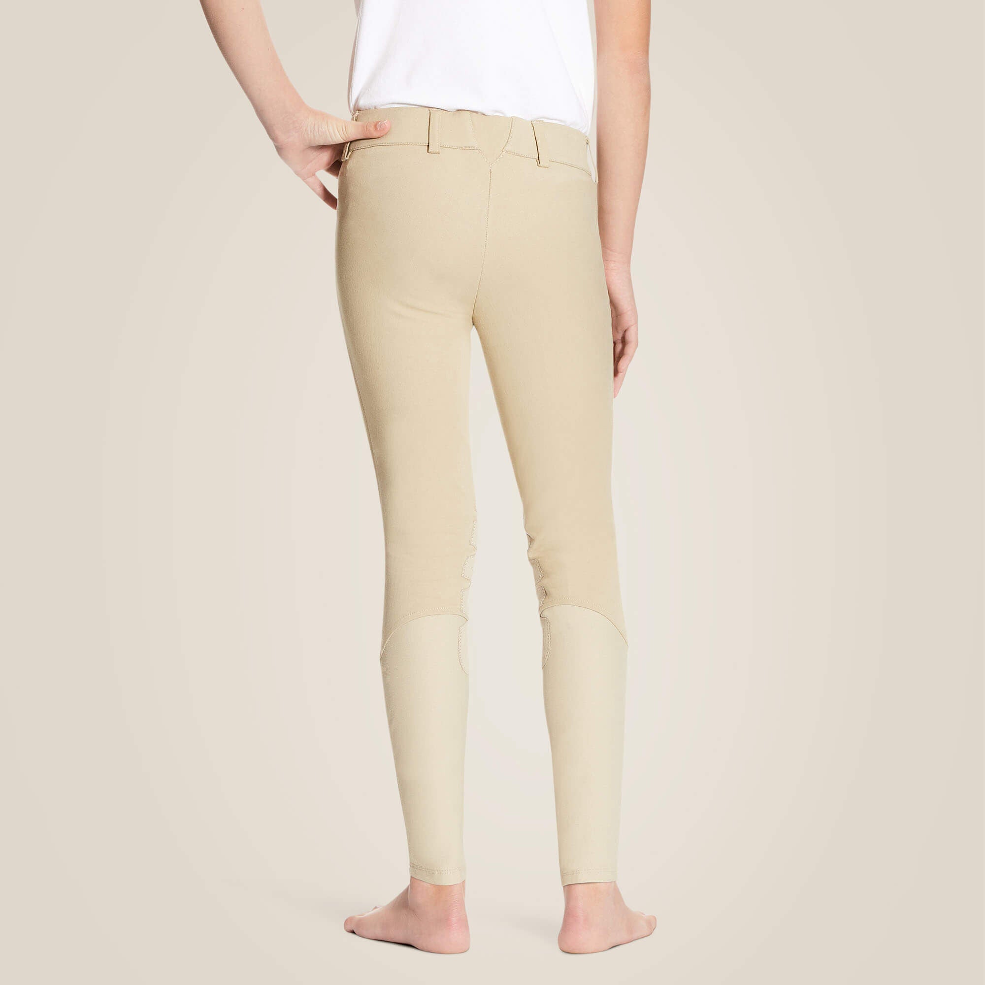 Heritage Knee Patch Breech Kids - TAN