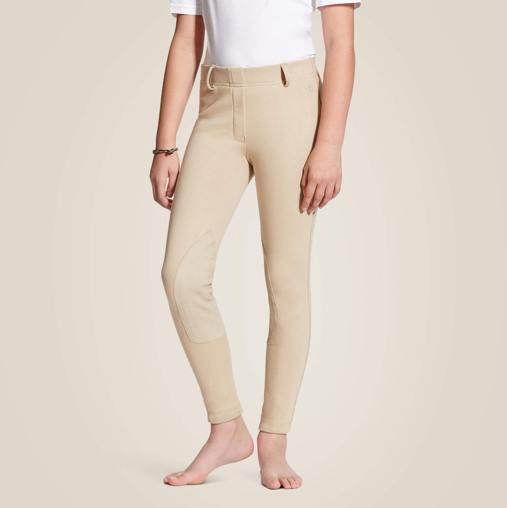 Heritage Knit Knee Patch Breech Kids - TAN