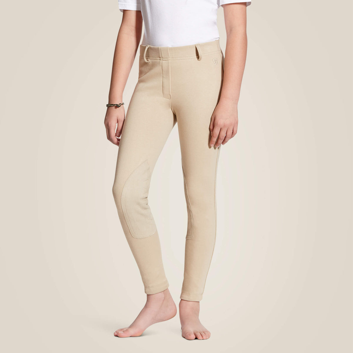 Heritage Knit Knee Patch Breech Kids - TAN
