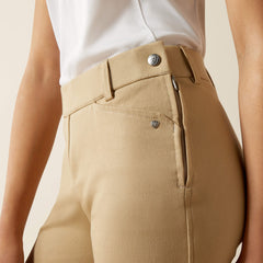 Heritage Side Zip Knee Patch Jod Kids - TAN