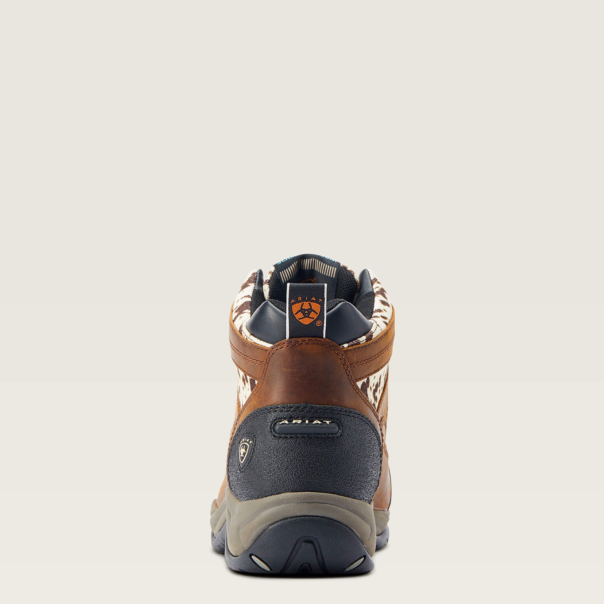 Terrain Waterproof Boot - DISTRESSED BROWN/ SPECKLED COW PRINT