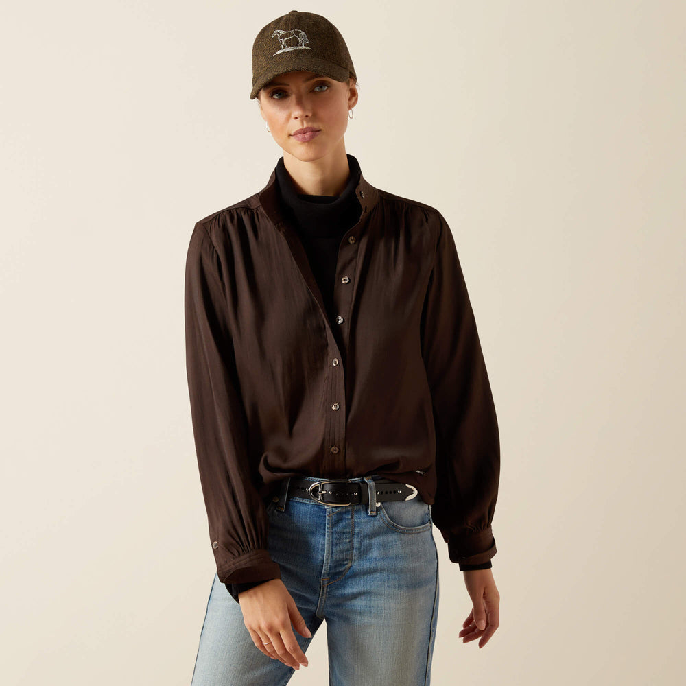 Kildwick Blouse - COFFEE BEAN