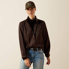 Kildwick Blouse - COFFEE BEAN