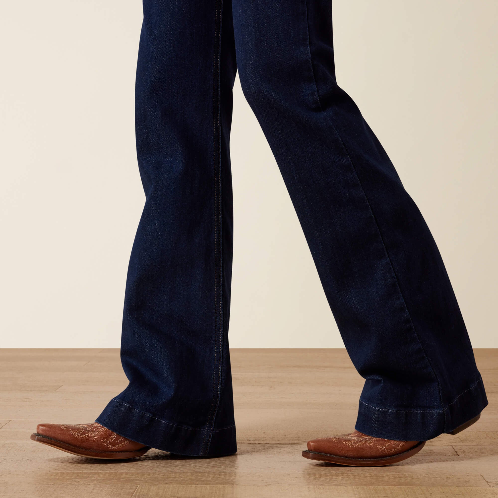 High Rise Tex Slim Trouser Jeans - RINSE