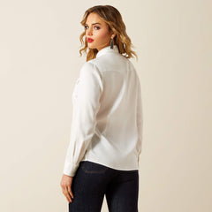 Timeless Western Shirt - CLOUD DANCER