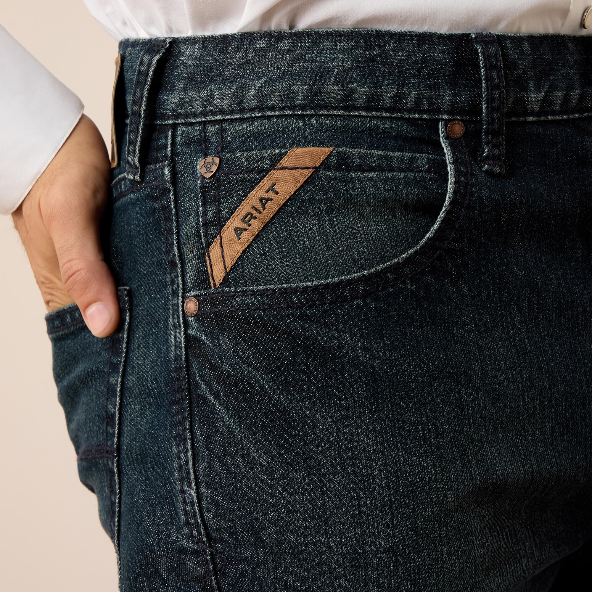 M7 Slim Hansen Classic Rise Straight Leg Jeans - BLACKSTONE