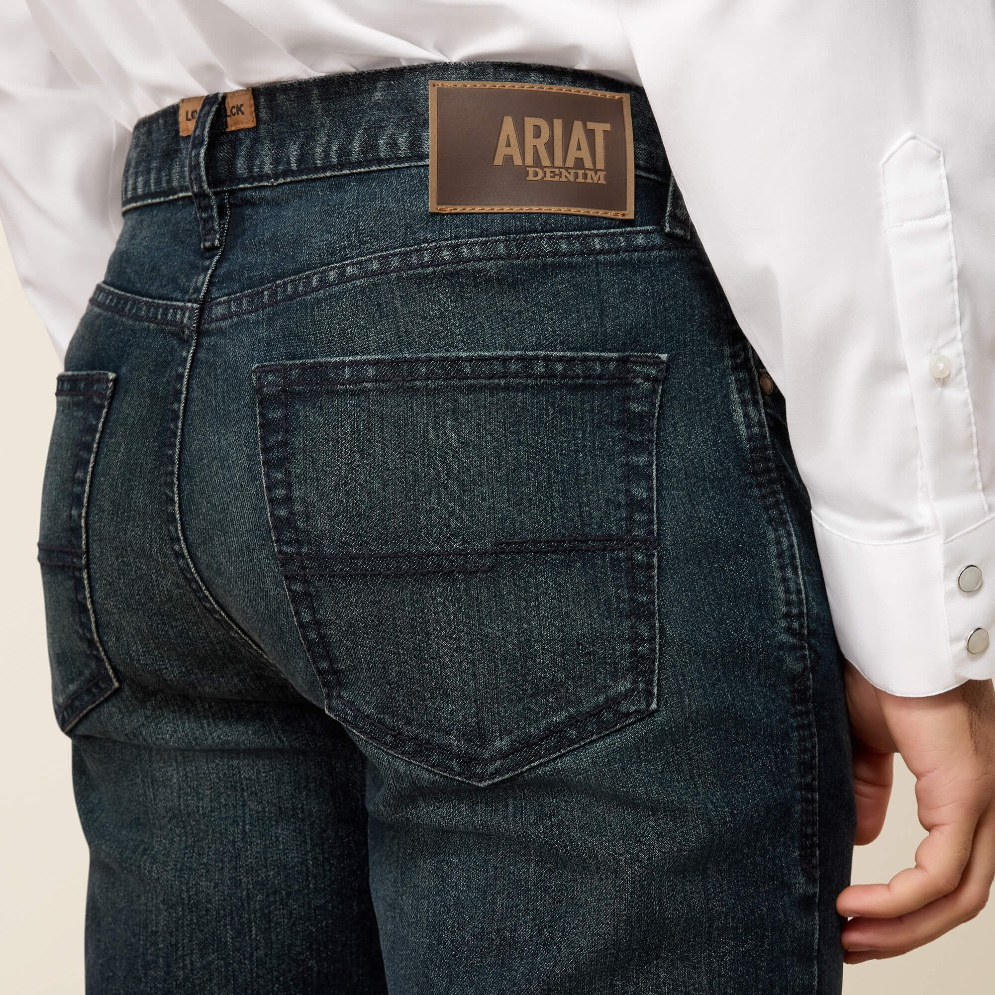 M7 Slim Hansen Classic Rise Straight Leg Jeans - BLACKSTONE
