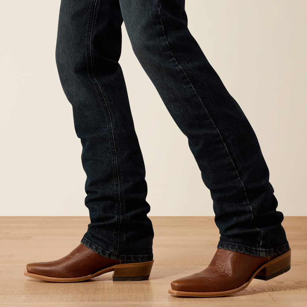 M7 Slim Hansen Classic Rise Straight Leg Jeans - BLACKSTONE