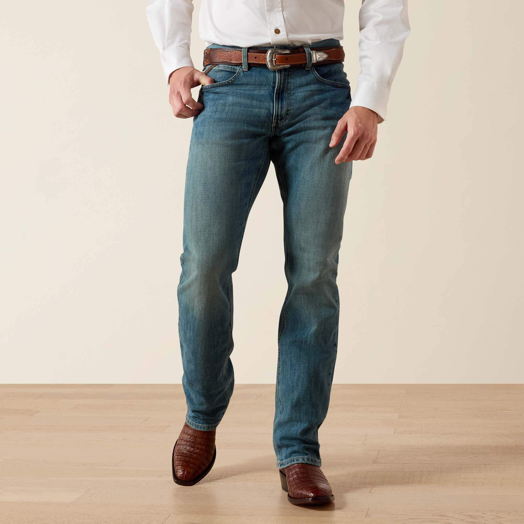 M4 Low Rise Stretch Legacy Stackable Straight Leg Jean - SAWYER