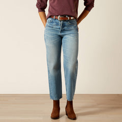 Ultra High Rise Cheyenne Yoke Tomboy Straight Leg Jean - CANDY