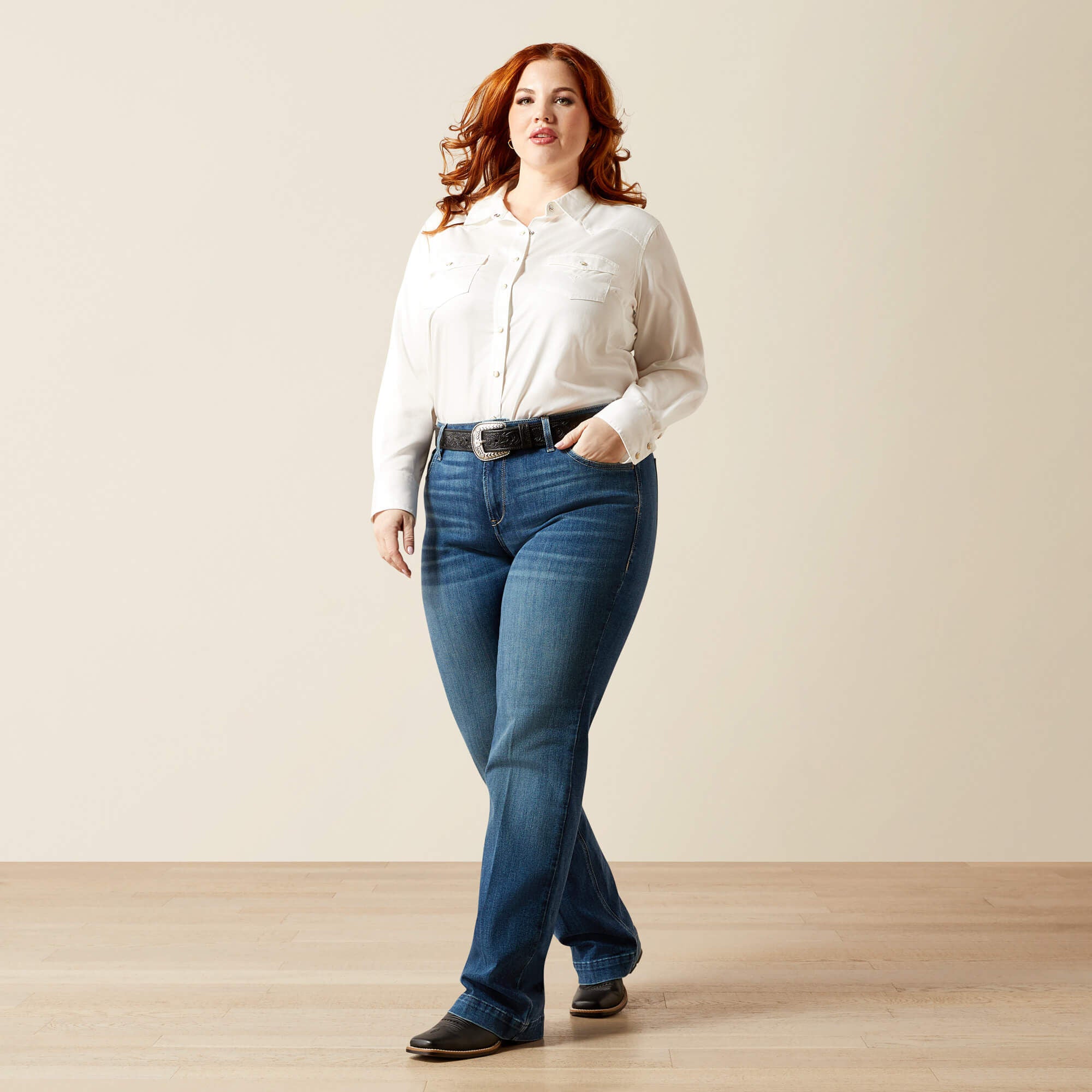 Perfect Rise Leslie Slim Trouser Jeans - VERMONT