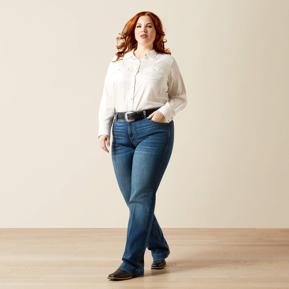 Perfect Rise Leslie Slim Trouser Jeans - VERMONT