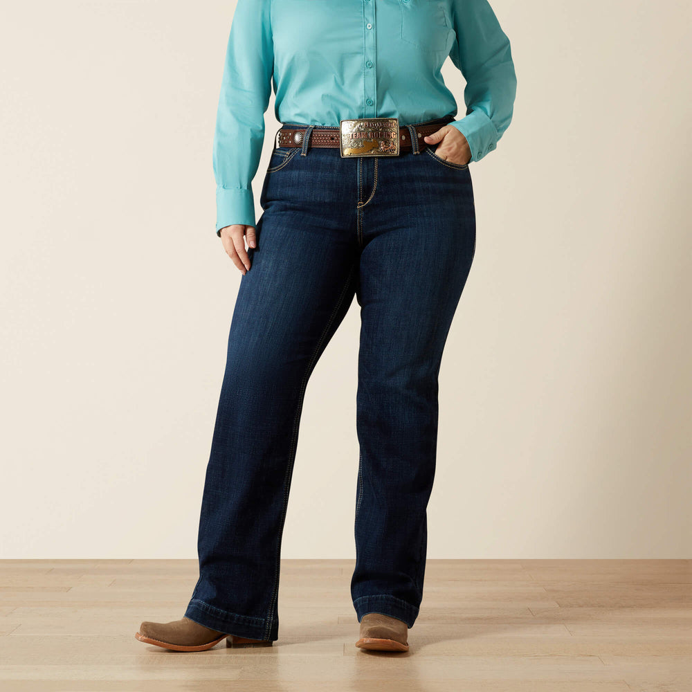 Mid Rise Cindy Trouser Jeans - SALINAS