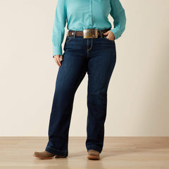 Mid Rise Cindy Trouser Jeans - SALINAS