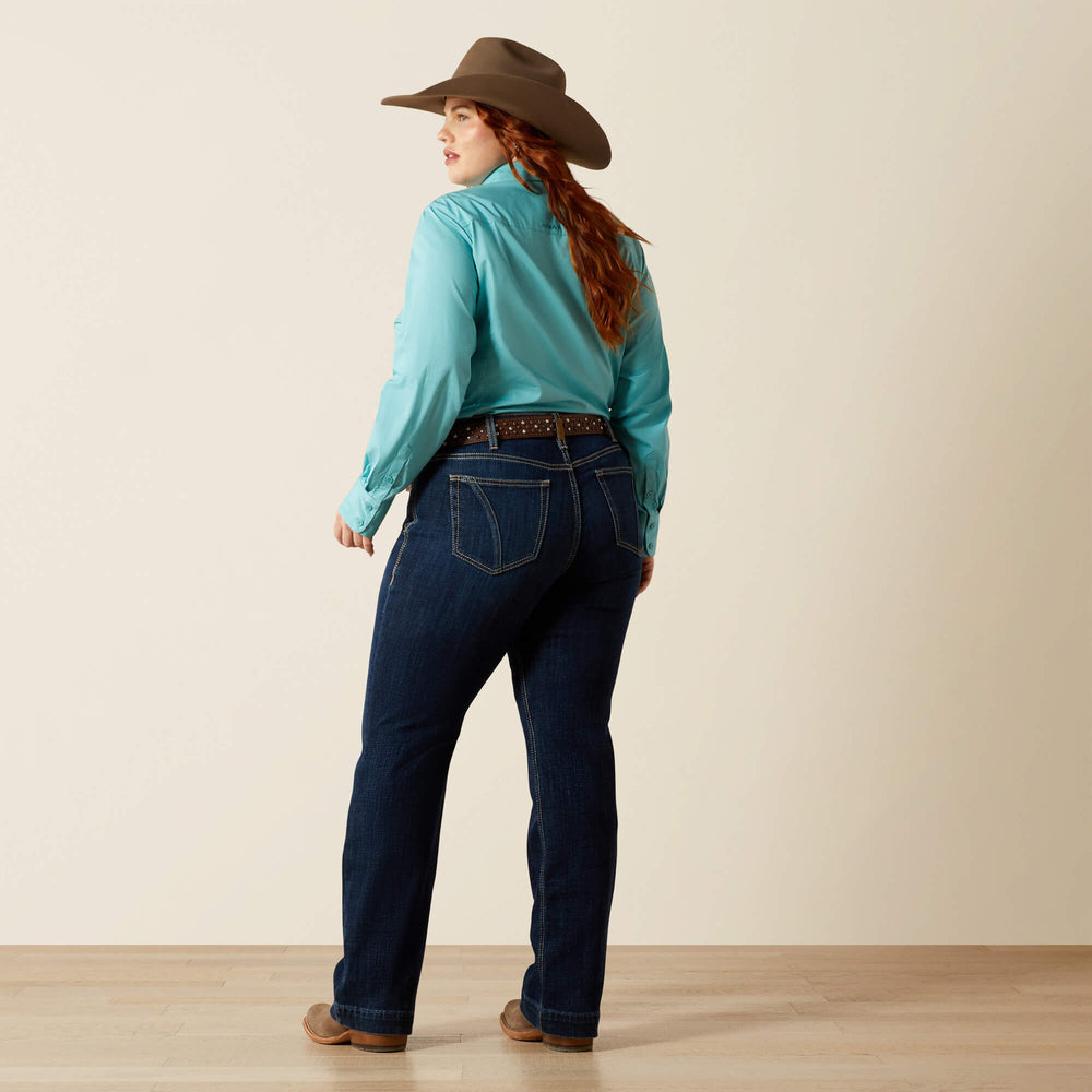 Mid Rise Cindy Trouser Jeans - SALINAS