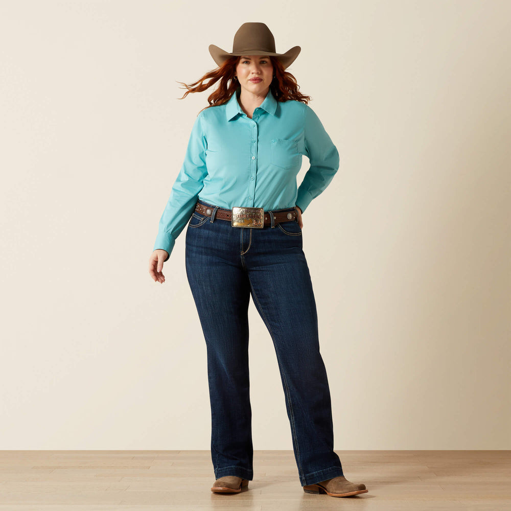 Mid Rise Cindy Trouser Jeans - SALINAS