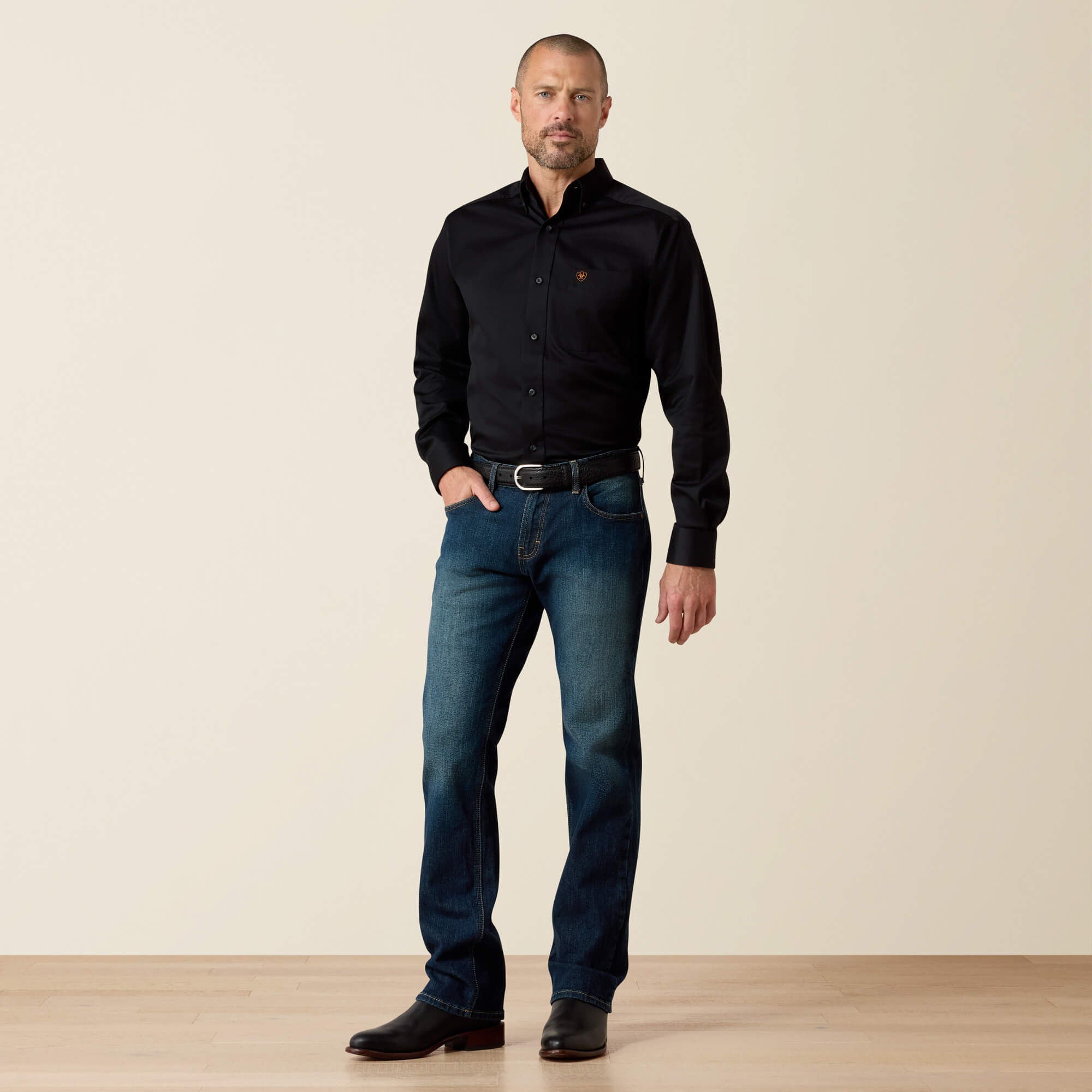 M7 Rocker Stretch Legacy Stackable Straight Leg Jean - FREMONT