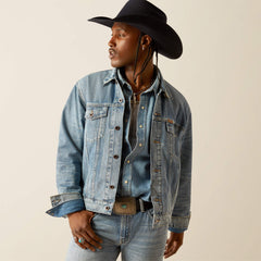 Everybody's Yellowstone Hometown Denim Jacket - LIGHT WORN OUT