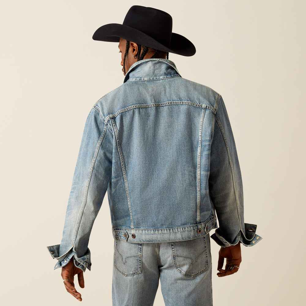 Everybody's Yellowstone Hometown Denim Jacket - LIGHT WORN OUT