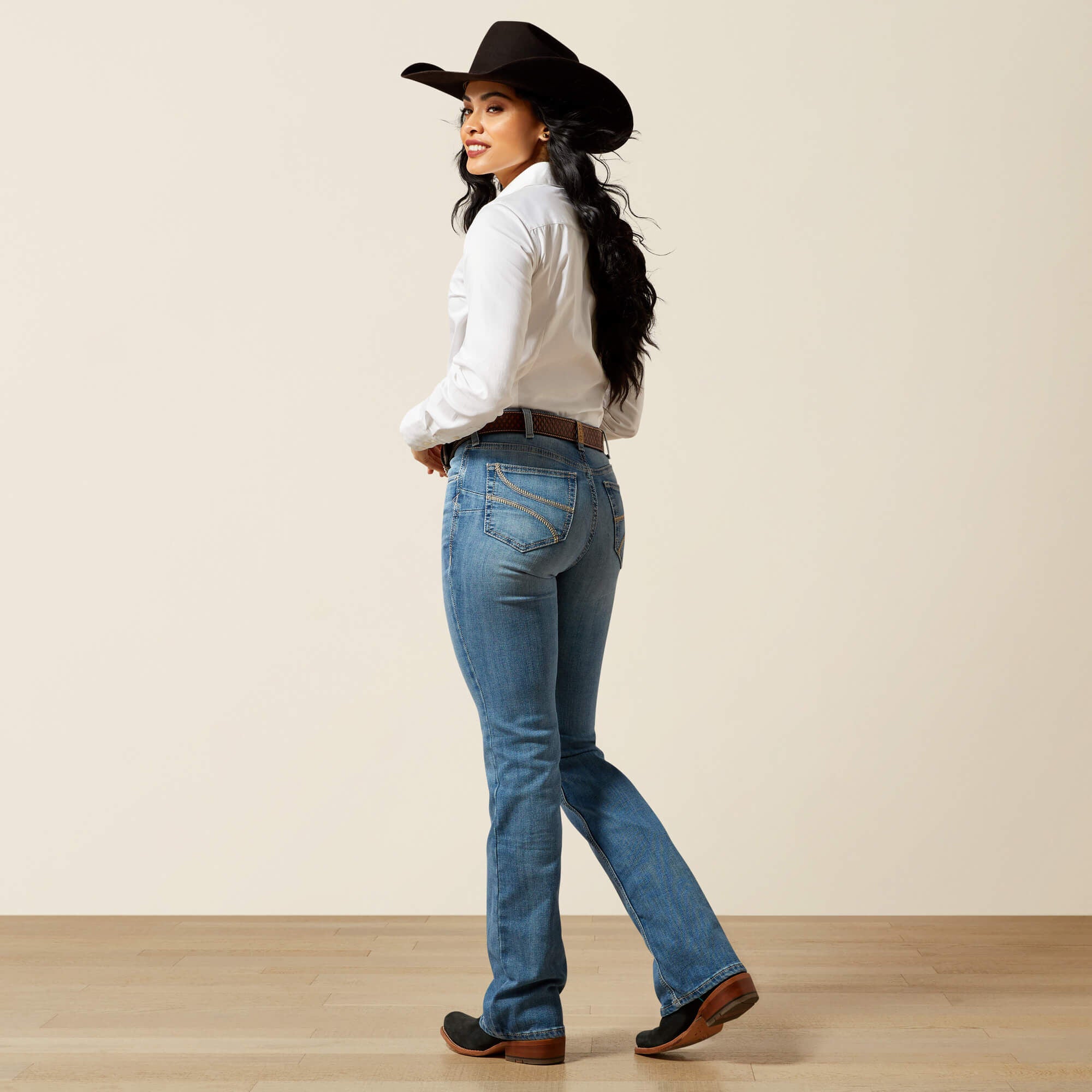 High Rise Rowyn Boot Cut Jean - CHALLIS